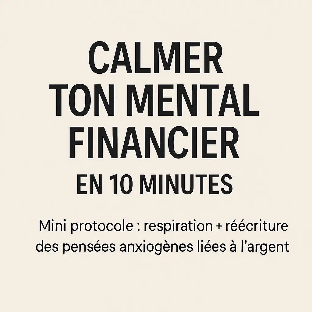 Calmer le mental financier
